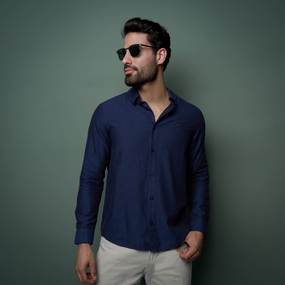 CAMISA M/L BI26/RHUBEN POPELINA